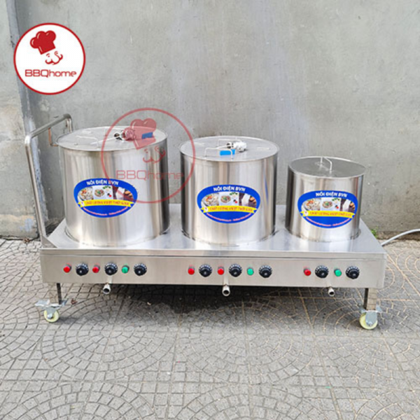 Bộ nồi nấu phở đầy đủ