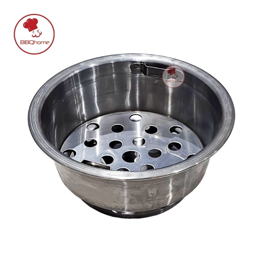 Phụ kiện bếp hút - Bầu bếp hút gờ nhỏ TQ 2 tai