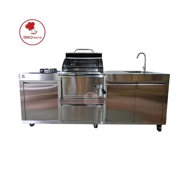 QUẦY NƯỚNG BBQ THAN GAS BH0368