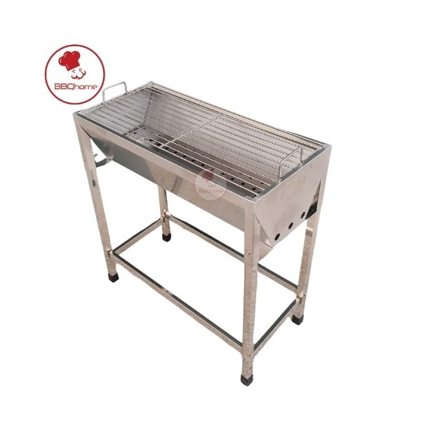 Bếp nướng ngoài trời BBQ03 - chân gập inox 201