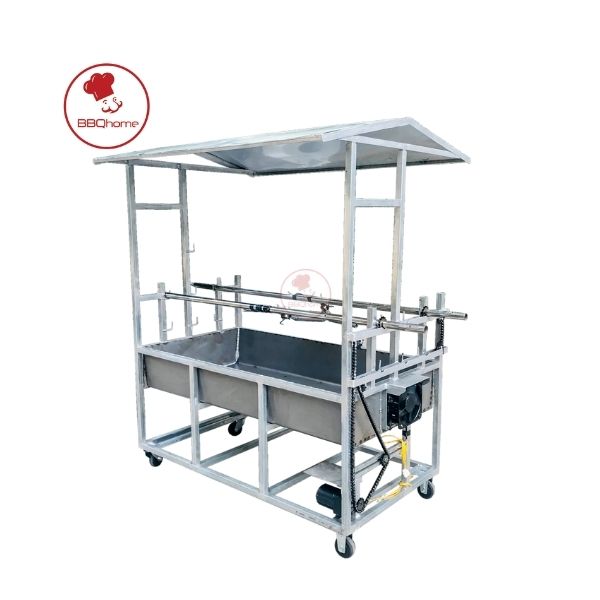 Lò quay xích - 1 tầng 2 heo thép