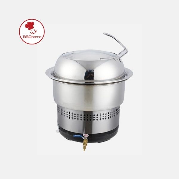 Lẩu hơi âm bàn - nắp kính