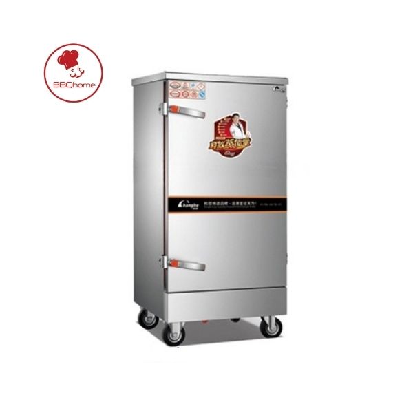 Nồi phở Việt Nam - 300L vuông, có bánh xe, inox 304