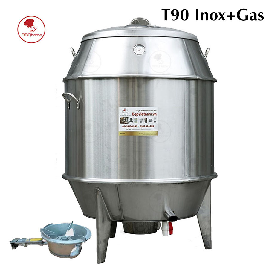 Lu vịt T90 - Inox  Gas