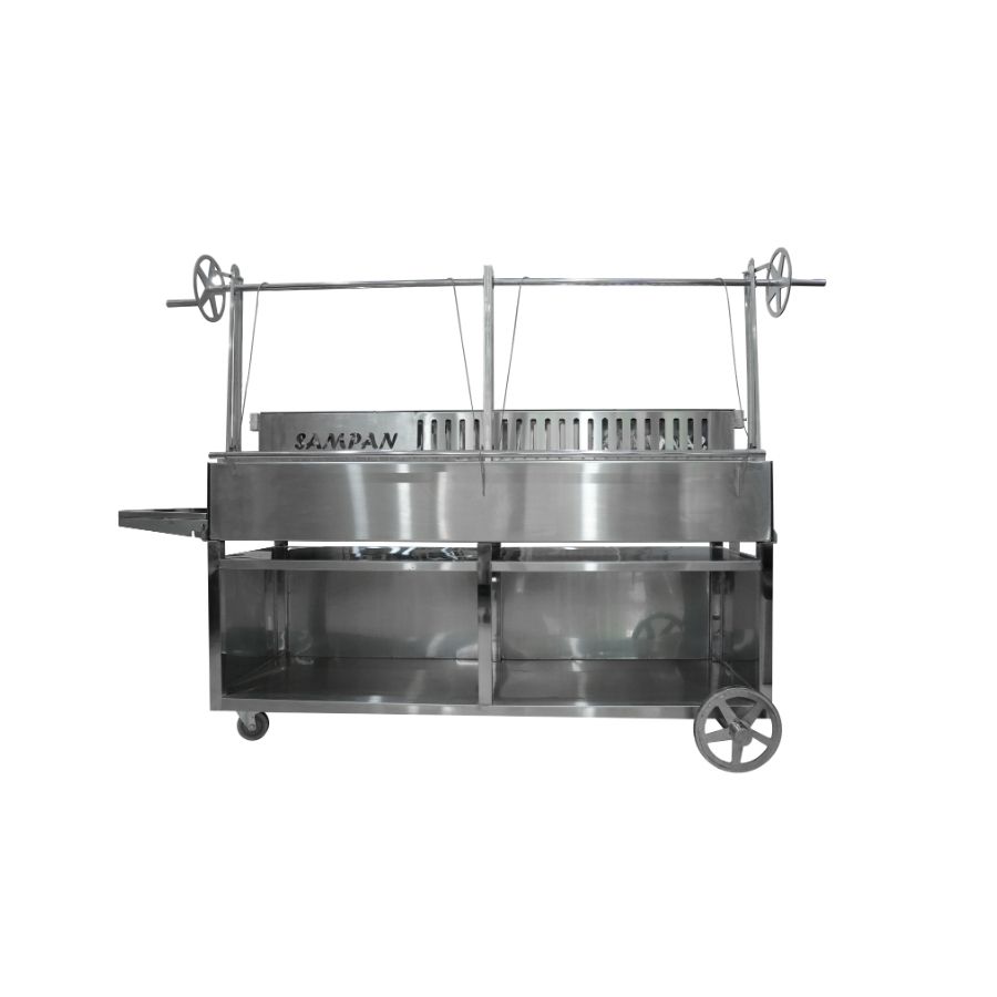 Lò nướng than hoa inox kiểu Argentina